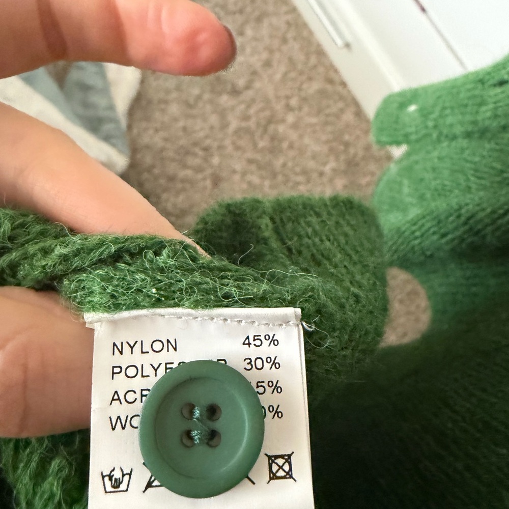 RIHOAS Green Button-Up Cardigan - Picture 5 of 5